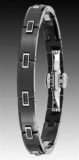 Bracelet Zancan Homme Hi Teck in Céramique EHB003 - EHB003